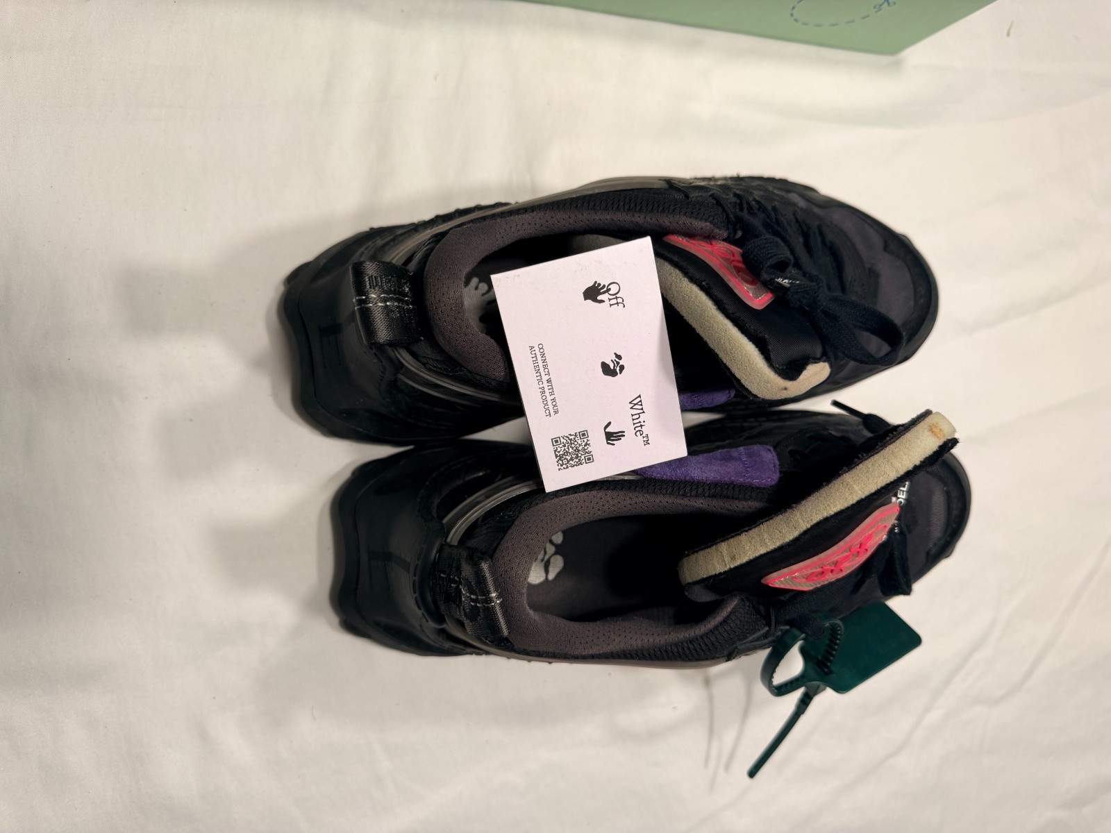 Size 10 - Off-White ODSY-1000 Black Grey Fuchsia image 2