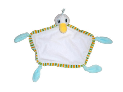 WIE NEU * 1 x Schmusetuch Ente Vogel Lufthansa dester Schnuffeltuch Kuscheltuch
