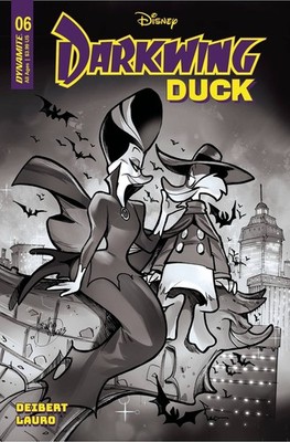 DARKWING DUCK #6 VARIANT CVR I 15 COPY INCV ANDOLFO B&W DYNAMITE
