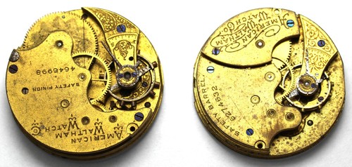 (10) Waltham Pocket Watch SOLO MOVIMENTO Lotto #9 - 0s 6s - Ricambi/Riparazione/Artigianato - Foto 7 di 11