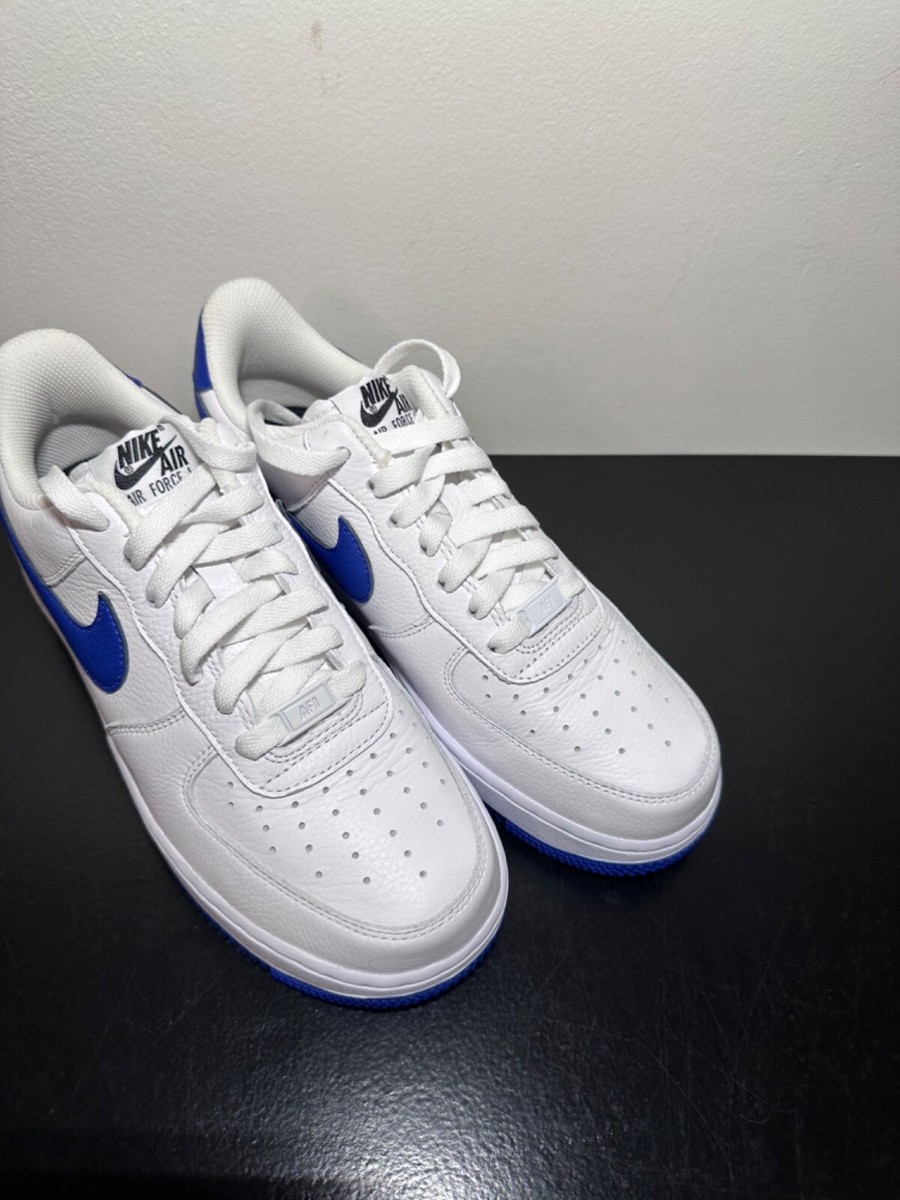 Nike Air Force Low '07 White Game Royal Men's Size Tried On No Box