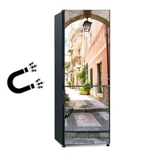 Magnetic Sticker Fridge Freezer Magnet Beautiful view of the old narrow street