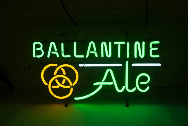 Ballantine Ale Neon Sign 19x15 Lamp Light Glass Handcraft Poster Artwork