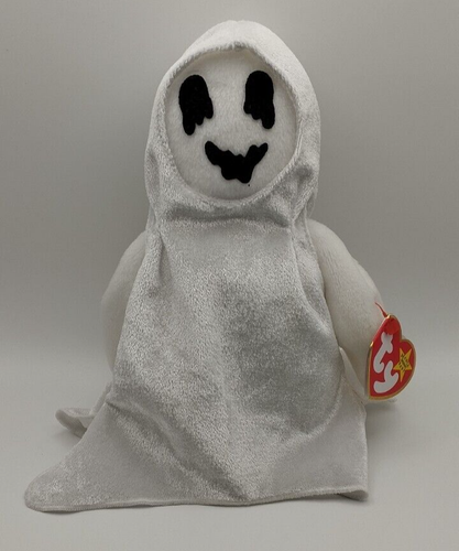 TY Beanie Babys Bettwäsche The Ghost mit Etikett 1999 Halloween Plüsch
