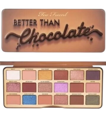 Too Faced Better Than Chocolate Eyeshadow Palette   Cocoa-Infused   NEW
