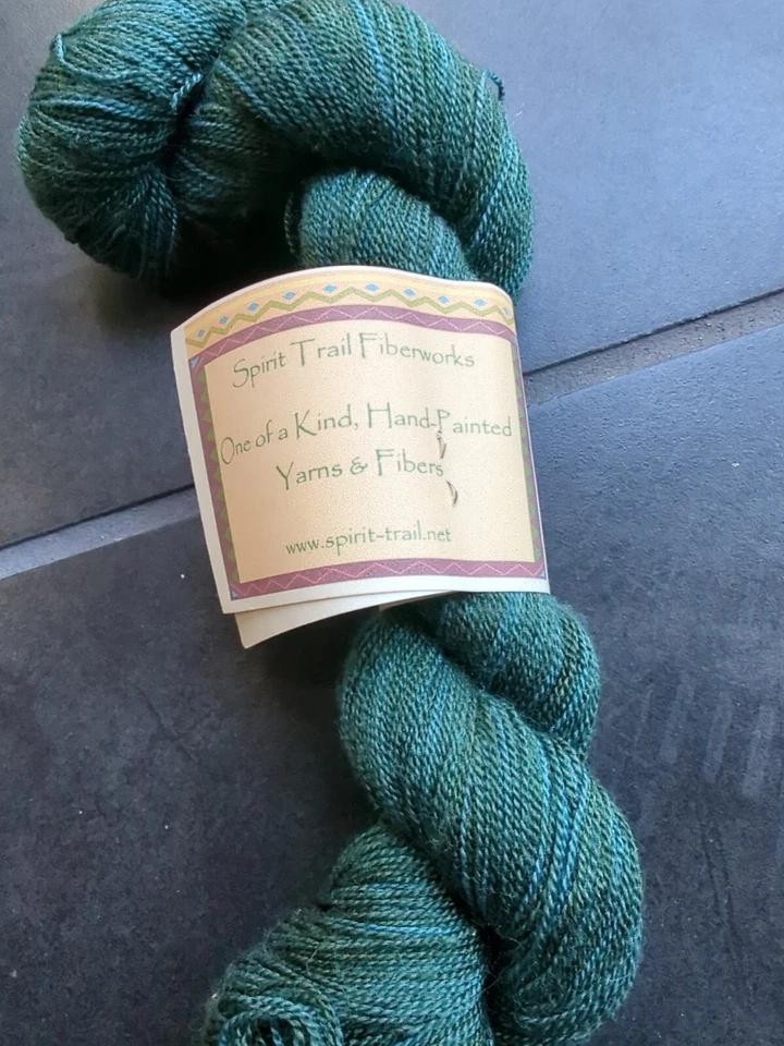 Spirit Trail Fiberworks Encaje Decima 550 Yds 80/20 Merino Bombyx Seda Pintada a Mano Foto 4 de 4