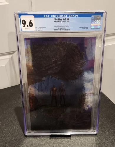 We Live V2 #1 CGC 9.6 NM+ 2022 Aftershock White Foil Edition Comic Mint Cacau
