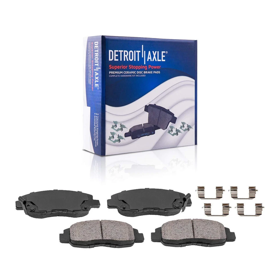 Front Ceramic Brake Pads + Rear Shoes for 1996 1997 1998 - 2004 2005 Honda Civic - Image 4 of 4