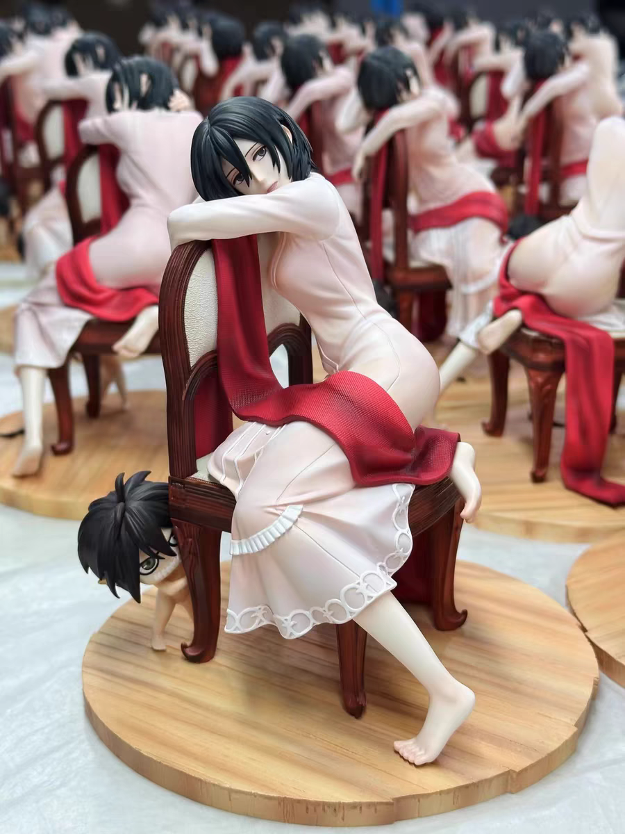 Mikasa Ackerman Resin CHIKARA STUDIO Figurine Girls Series 15cm | eBay