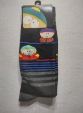 SOUTH PARK Cartman Stan - Men's crew socks - size 6-12 - NWT - FREE SHIPPING