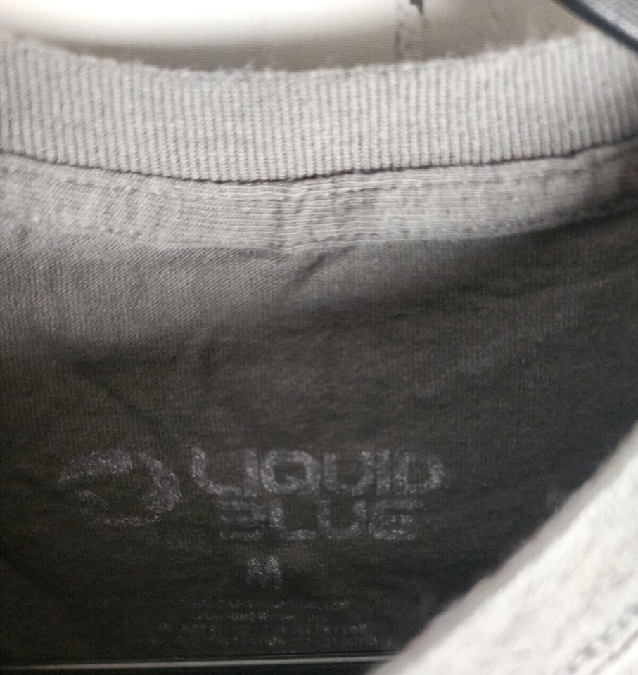 Liquid Blue Grateful Dead 1978 Egypt Pyramid Skull TShirt Grey Size