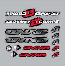 1993 DYNO - COMPE decal set for Orange frame