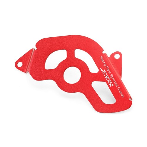 CNC Aluminum Front Sprocket Guard / Chain Cover Protector For Honda XR400 – Red Anodized