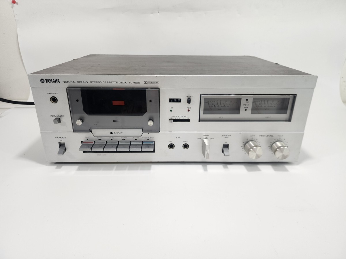 Vintage 1970s Yamaha TC-520 ~ Cassette Tape Deck ~ Power On / Need