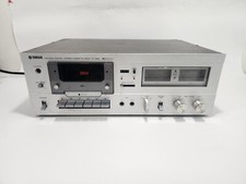 Vintage 1970s Yamaha TC-520  Cassette Tape Deck  Power On / Need Belt
