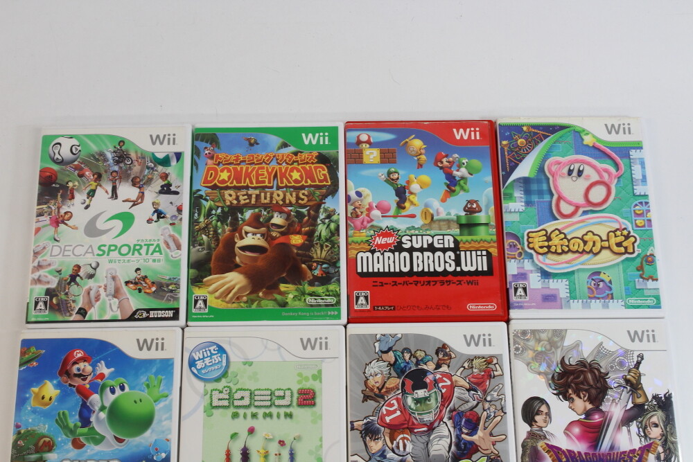 Wholesale Lot of 12 Nintendo Wii games Scratched discs Japan