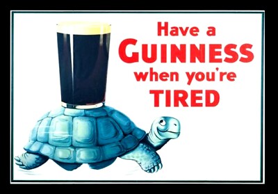 Guinness Bier Kneipe Restaurant Poster Vintage Retro Werbung Wandbild Deko A4