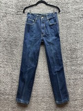 Vintage Jordache Dark Washed High Rise Straight Denim Jeans Womens Size 30