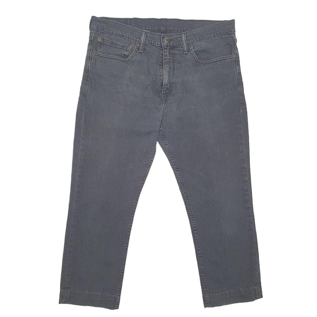 LEVIS 511 Jeans Slim Fit Black Denim Trousers Mens W34 L24 image 2