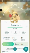 Pokemon Shiny Smeargle Go