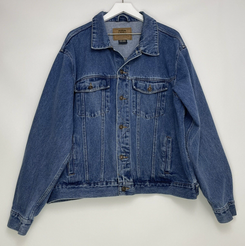 Mens Route 66 Trucker Jean Jacket 