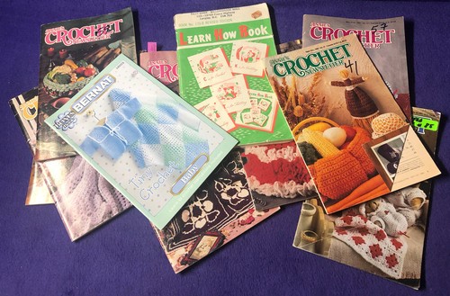Crochet Afghan Vintage Pattern Books. 12 For $12.00 Wow!