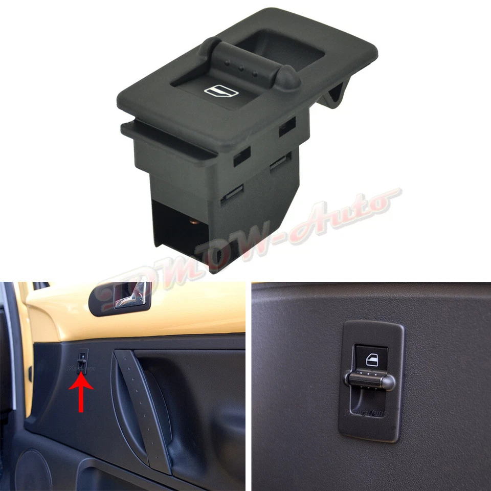 Right Passenger For VW Beetle 1998-2010 Power Window Switch Button 1C0959855 - Image 2 of 4