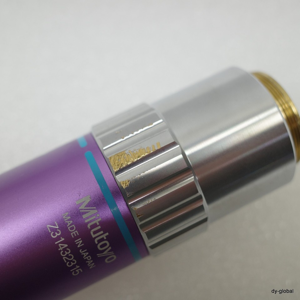 Objectif Mitutoyo LCD Plan Apo NUV HR 50x/0.65 - Pour Microscopie Neuf Dans étui Plastique