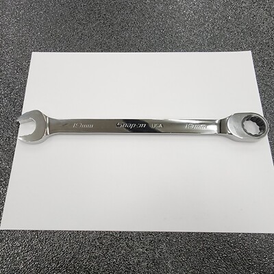 Snap-on Tools 19mm 12pt Metric Flank Drive + 0° Offset Ratchet