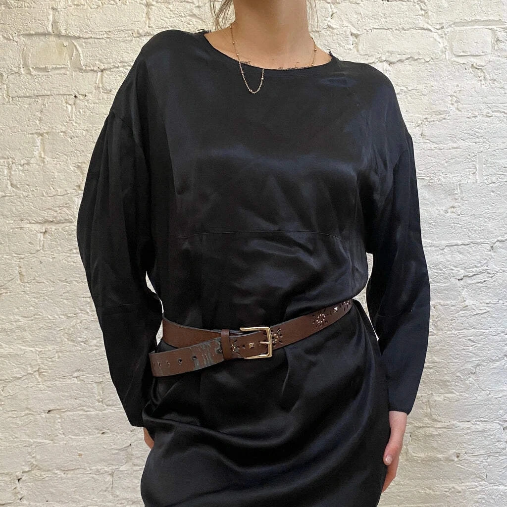 Mini Abito Maison Margiela Piccolo Nero Viscosa