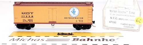 Micro Trains Line 47190 40' Sheathed Reefer NYC 11258 N 1:160 f62 å | Zustand: Gebraucht