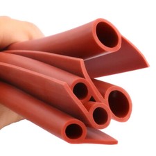 Silicone Rubber P Profile Oven Cooker Door Seal Replacement Gaskets Tape Red