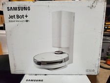 Samsung - Jet Bot+ Robot Vacuum with Clean Station - White - NEW IN BOX!