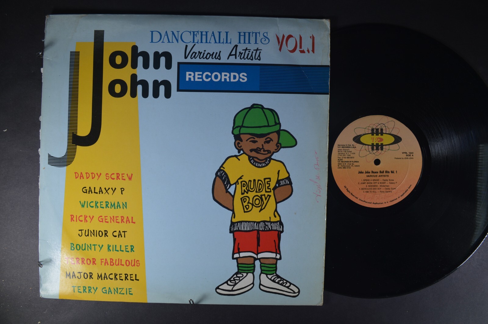 VARIOUS ARTISTS John John Dance Hall Hits Vol. 1 REGGAE LP VP