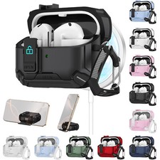 Shockproof Earphone Case Charging Port Cover Stand Fr Samsung Galaxy Buds 3/3Pro