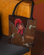 Personalized Chicken Tote Bag, Shoulder Bag