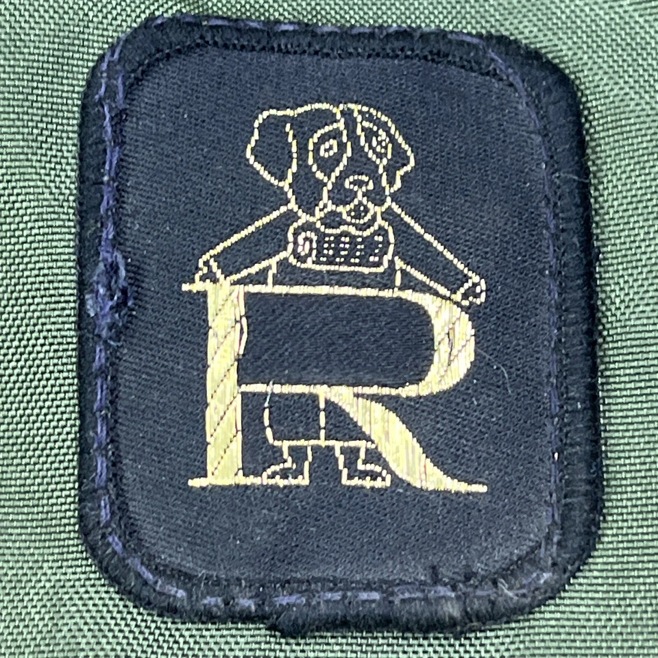 复古 Refrigiwear Coat 男式 S 绿色绝缘滑雪缓冲夹克人造毛皮衣领美国 — 第 3/4 张图片