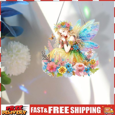 Acrylic Special Shape Easter Rabbit Diamond Painting Ornaments for Wall Window S