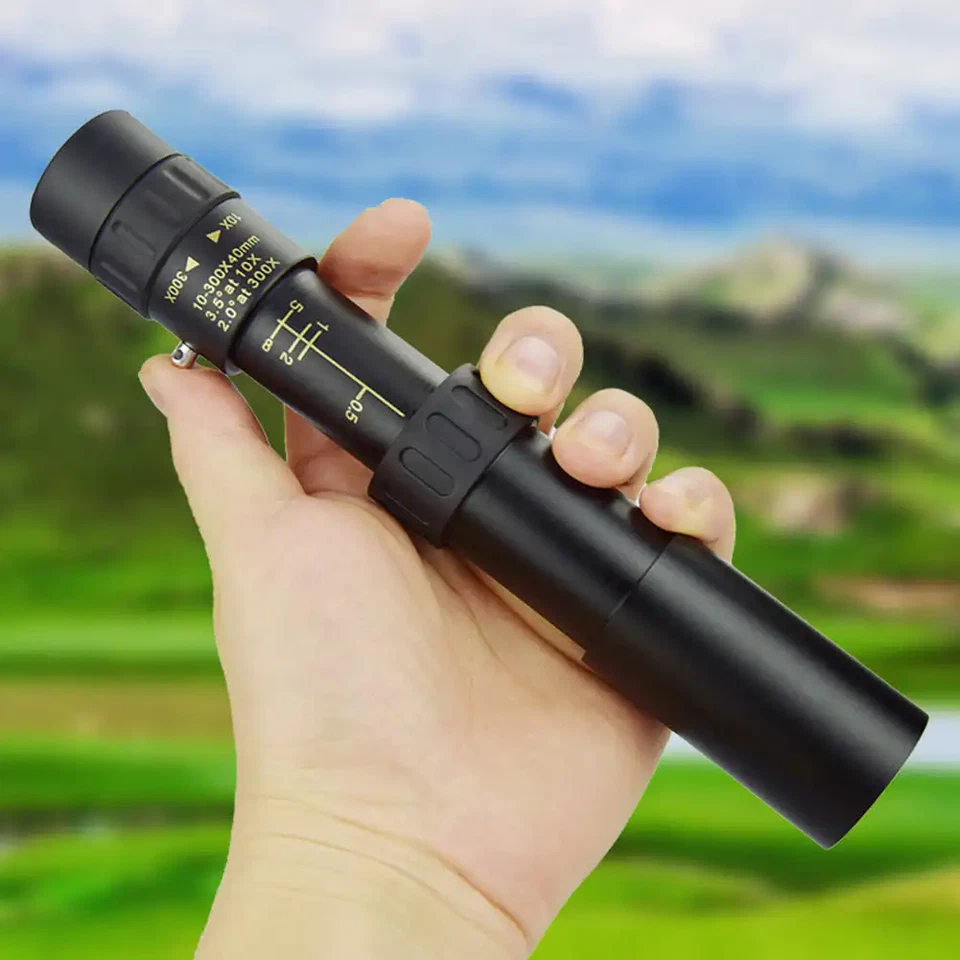 10-300X Zoom HD Powerful Binoculars Long Range Portable Telescope Monocular - Image 4 of 4