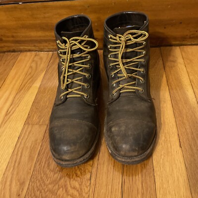 LL Bean Chippewa Boots Katahdin Iron Works Brown Leather  display picture 1