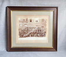 Antique c1890 Original Boar War Military Royal Artillery Troop Photograph Framed