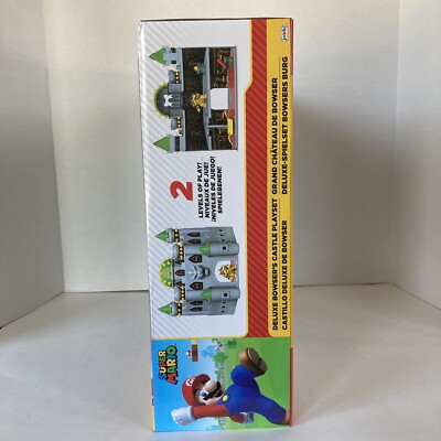 Nintendo Super Mario Deluxe Bowser's Castle Playset 2 Levels of