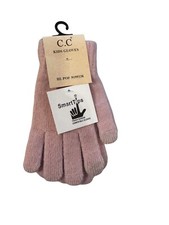 NWT C.C. Gloves Kids Smart Tips Winter Gloves - Blush Pink