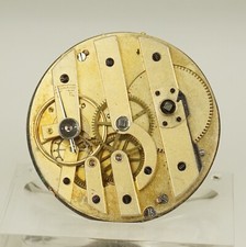 Rare Movement Pocket watch Men's no repeater fusee duplex chronometer RAR