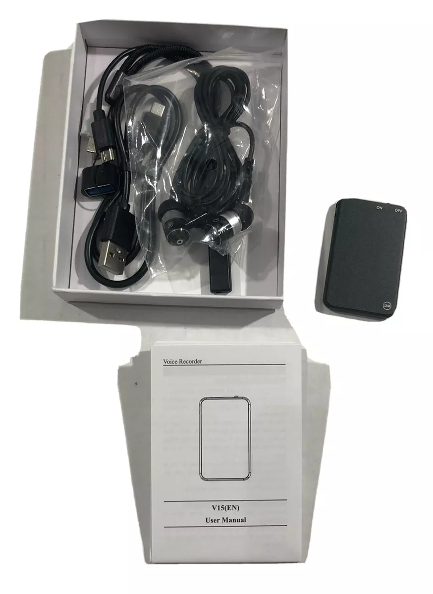 32GB 64GB Mini Voice Recorder Telele Audio Voice Recorder