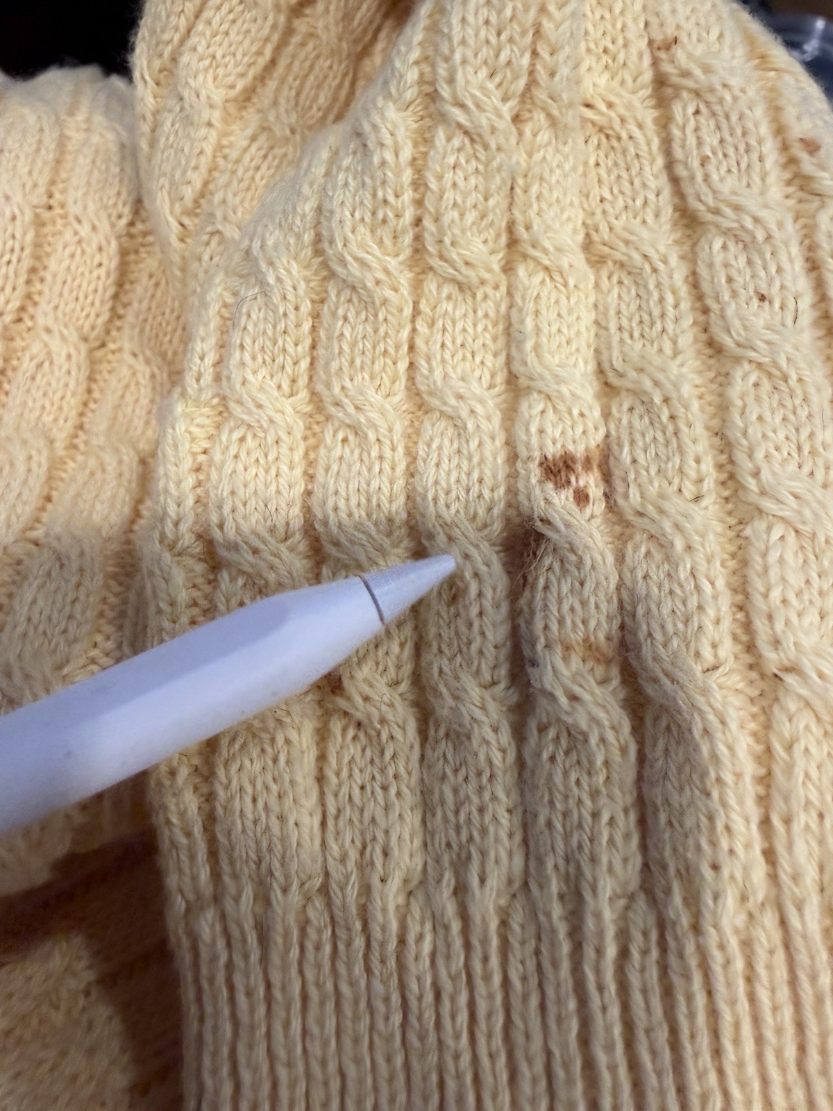 Pendleton Yellow Cable Knit Turtleneck Sweater (C… - image 7