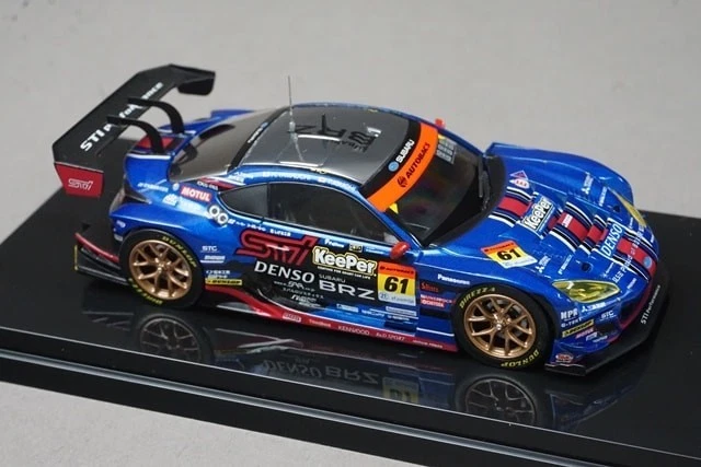 1:43 EBBRO 45803 Subaru BRZ R&D GT300 2021 #61 Takuto Iguchi / Hideki Yamauchi - Image 3 of 4