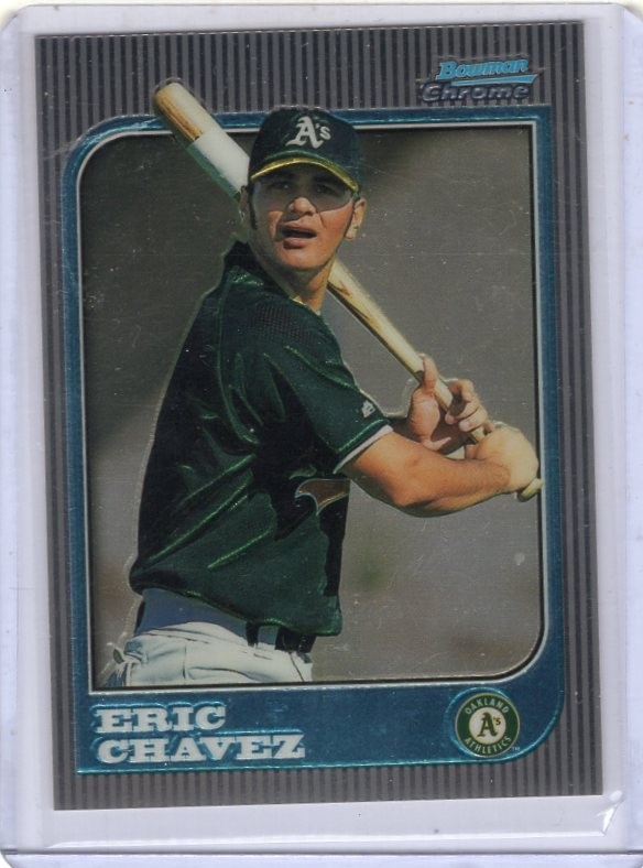 Eric Chavez 1997 Bowman Chrome Refractor #192  RC