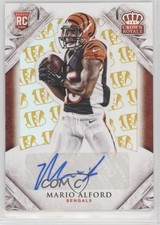 2015 Crown Royale Rookie Signature Retail Team Logo 9/15 Mario Alford Auto 1k9