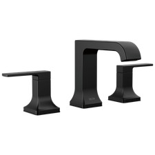 Delta 3539LF-BLMPU Velum Two Handle Widespread Bathroom Faucet Matte Black